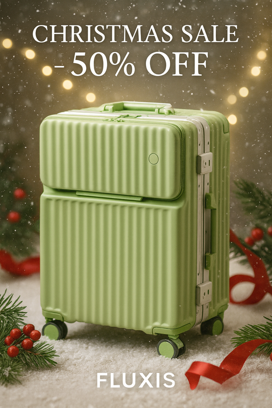 Fluxis CarryPro™ Smart Front-Open Aluminum Suitcase