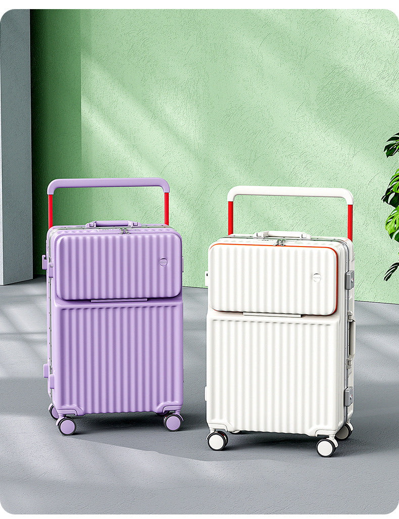 Fluxis CarryPro™ Smart Front-Open Aluminum Suitcase