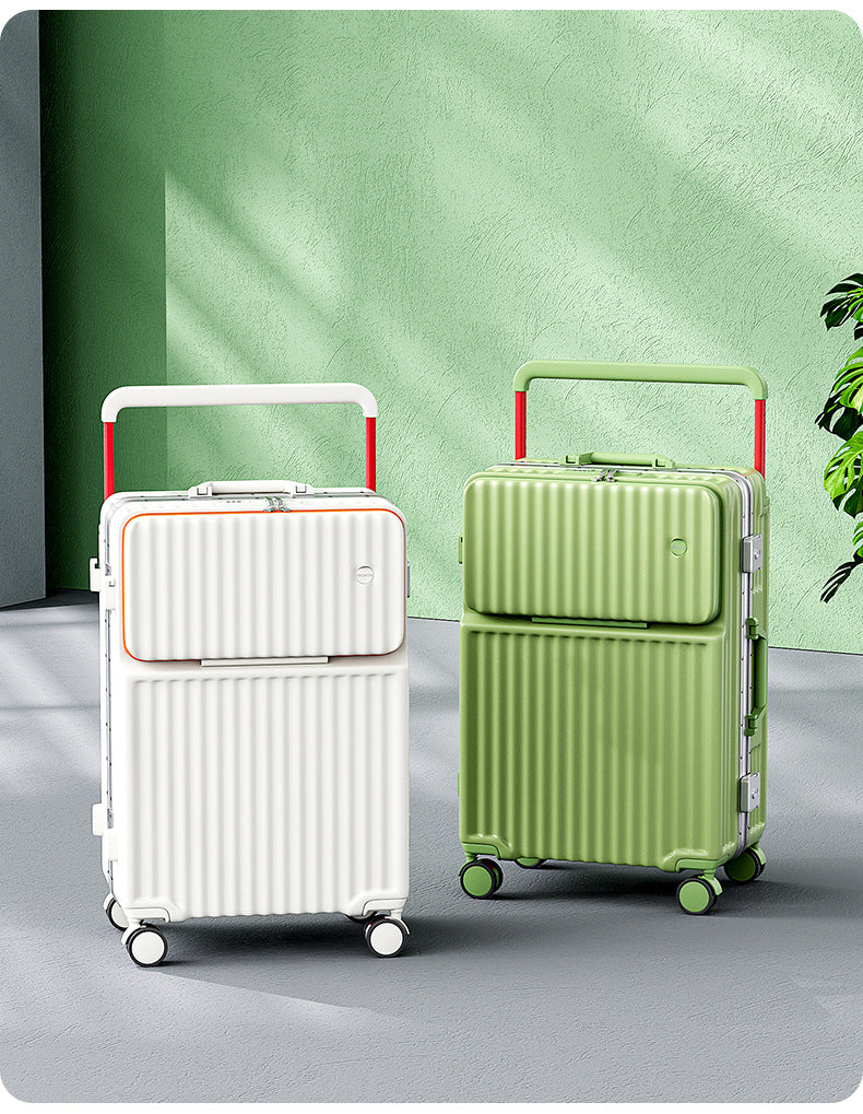 Fluxis CarryPro™ Smart Front-Open Aluminum Suitcase