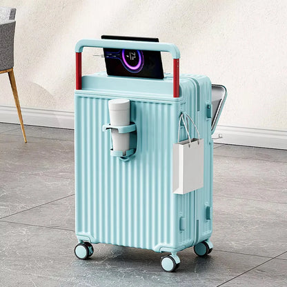 Fluxis CarryPro™ Smart Front-Open Aluminum Suitcase