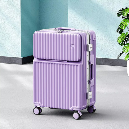 Fluxis CarryPro™ Smart Front-Open Aluminum Suitcase
