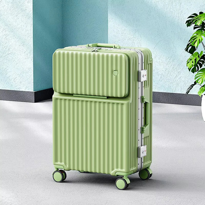 Fluxis CarryPro™ Smart Front-Open Aluminum Suitcase