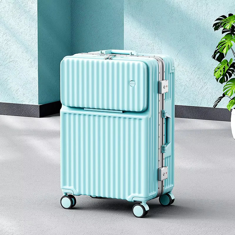 Fluxis CarryPro™ Smart Front-Open Aluminum Suitcase